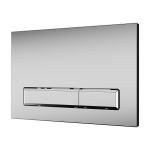 Dvojčinné splachovacie tlačítko do rámu SLR 21, lesklý chróm