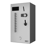 Mincový automat pre štyri až osem spŕch – interaktívne ovládanie, voľba sprchy tlačítkom