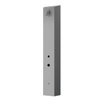 Nerezový sprchový nástenný žetónový RFID panel pre jednu vodu, 24 V DC