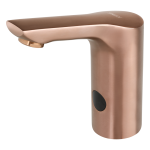 Automatická umývadlová batéria pre prívod teplej a studenej vody, rose gold matt, 24 V DC