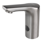 Automatická umývadlová batéria pre prívod teplej a studenej vody, metal grey matt, 24 V DC