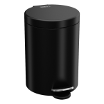 Kovový kôš, 18 l, povrch čierny