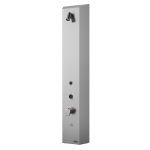 Nerezový sprchový nástenný žetónový RFID panel s termostatickým ventilom, 24 V DC