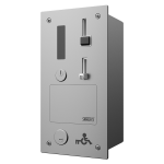 Zabudovaný mincový automat dverného zámku, GSM, eurozámek, 24 V DC 