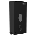 Automatický nerezový nástenný dávkovač na tekuté aj gélové dezinfekcie a mydlá, čierny