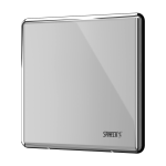 Časový spínač splachovania s ventilom, lesklý, 230 V AC