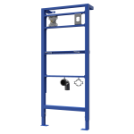 Montážny rám určený do sadrokartónových konštrukcií alebo pre ukotvenie na zem a do zadnej steny, pre uchytenie automatického dávkovača mydla SLZN 83E a nástenných automatických batérií SLU 42K, SLU 42KB, SLU 43, SLU 43B, SLU 43KB, SLU 43V, SLU 43VB