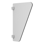 Deliaca stena k pisoárom - plast