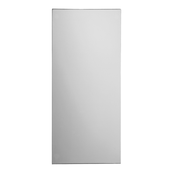 Lepené nerezové antivandalové zrkadlo (900 x 400 mm)