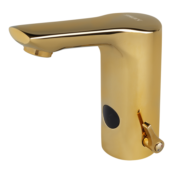 Umyvadlová směšovací baterie, gold, 24 V DC