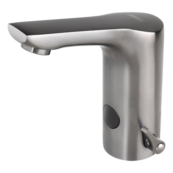 Umyvadlová směšovací baterie, metal grey matt, 6 V