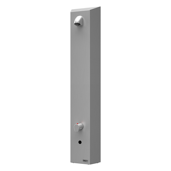 Nerezový sprchový panel s elektronikou ALS a termostatickým ventilom, 24 V DC