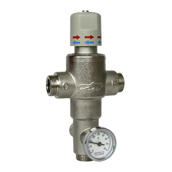Termostatický ventil s poistkou, 5/4"