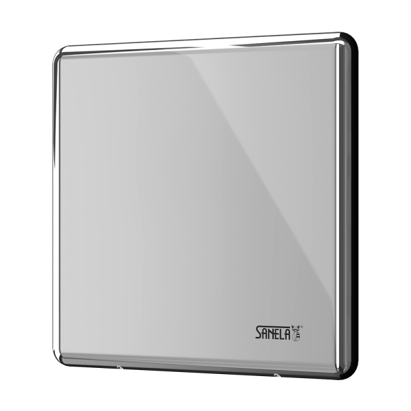 Časový spínač splachovania s ventilom, lesklý, 230 V AC