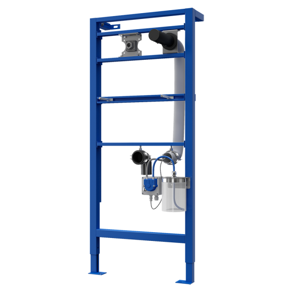 Automatický nerezový nástenný dávkovač mydla vrátane montážneho rámu SLR 24, nádržka na mydlo 1 l, čierny, 230 V AC