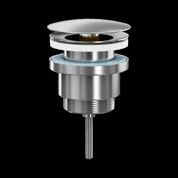 Umyvadlová výpusť, bez přepadu, nerez, 5/4“