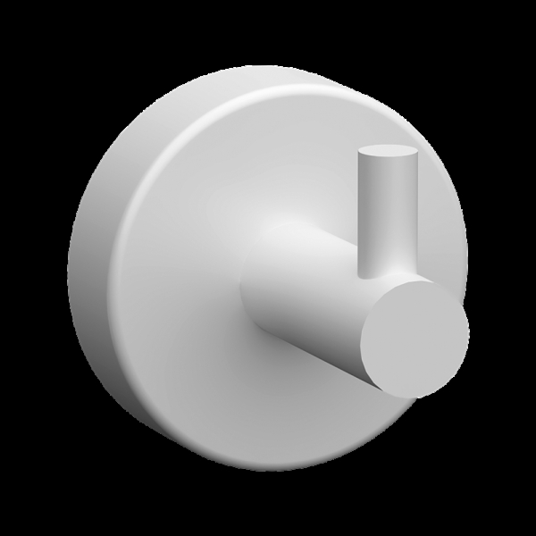 Nerezový háček, povrch bílý