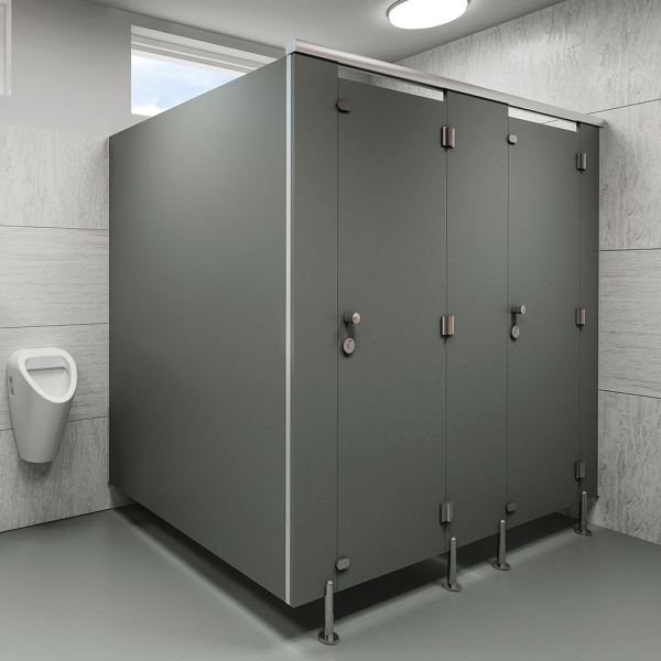 Sanitárne kabínky a priečky, lamino hr. 25 mm, Al profil, do suchých priestorov