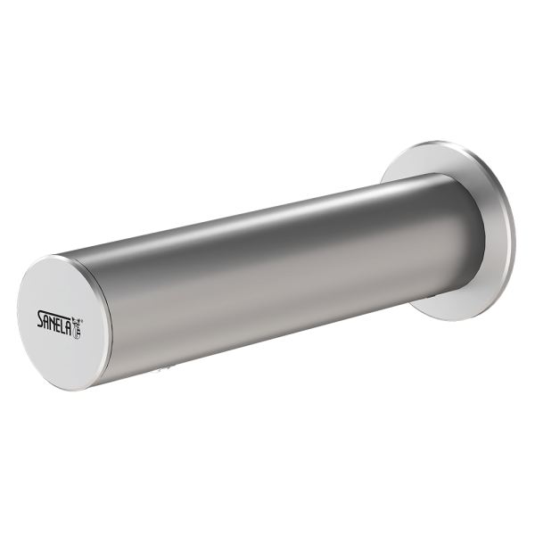 Automatická nerezová nástenná batéria na jednu vodu s elektronikou ALS, 24 V DC