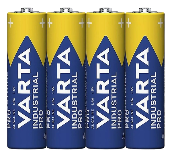 Sada 4ks alkalických batérií AA, 1,5V, 2700mAh